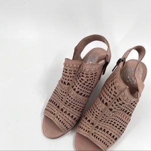 Vince Camuto Leather Light Pink Sandals